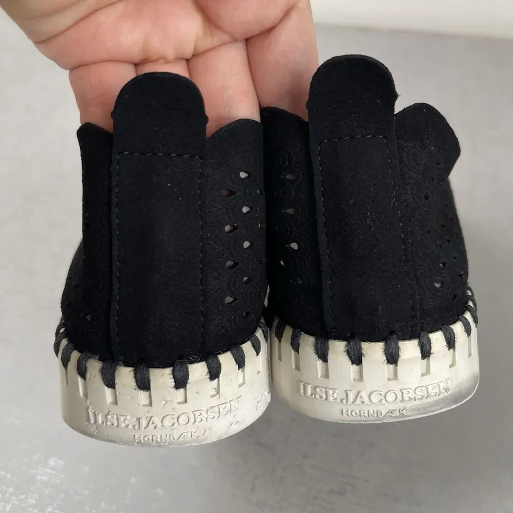 Ilse Jacobsen Tulip Slip On Sneakers Comfort Shoes‎ Loafers 39 / US 8.5 Black